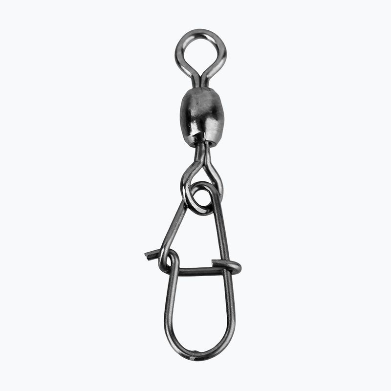 SavageGear Eggsnap Swivel 10 darab biztonsági tűvel ezüst 54915