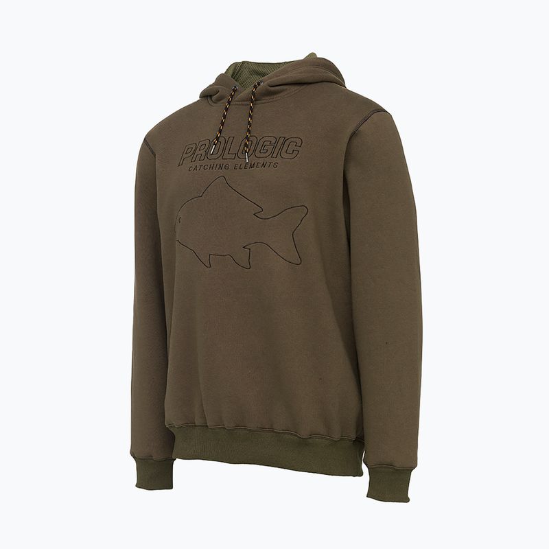 Prologic Mega Fish kapucnis pulóver zöld PLG066