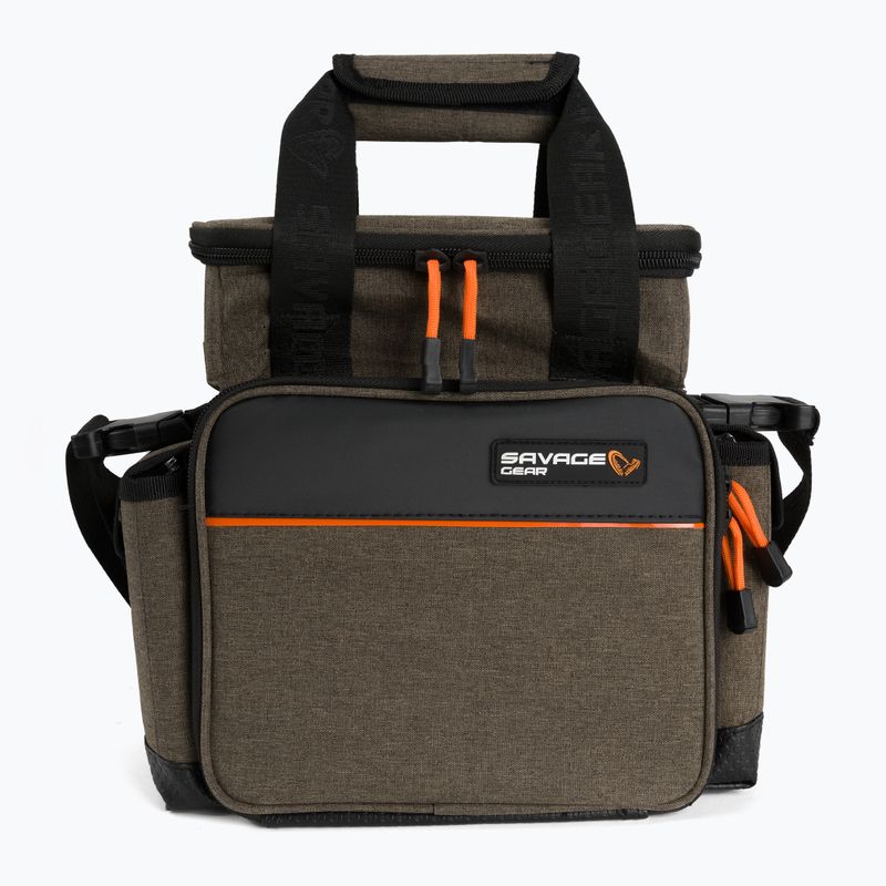 SavageGear Specialist Csalizó táska 6 doboz barna 74234