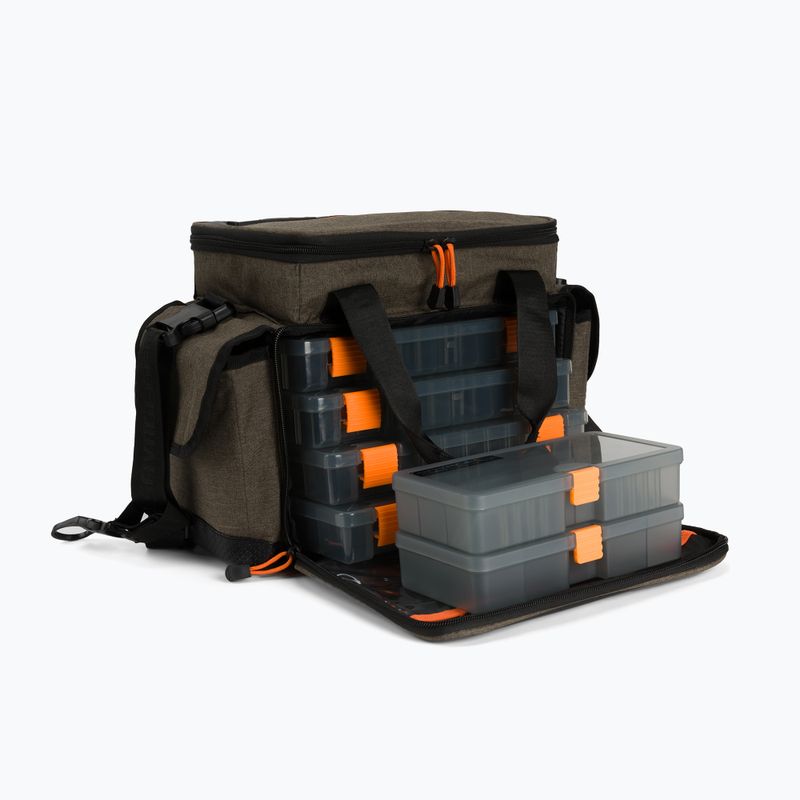 SavageGear Specialist Csalizó táska 6 doboz barna 74235 5