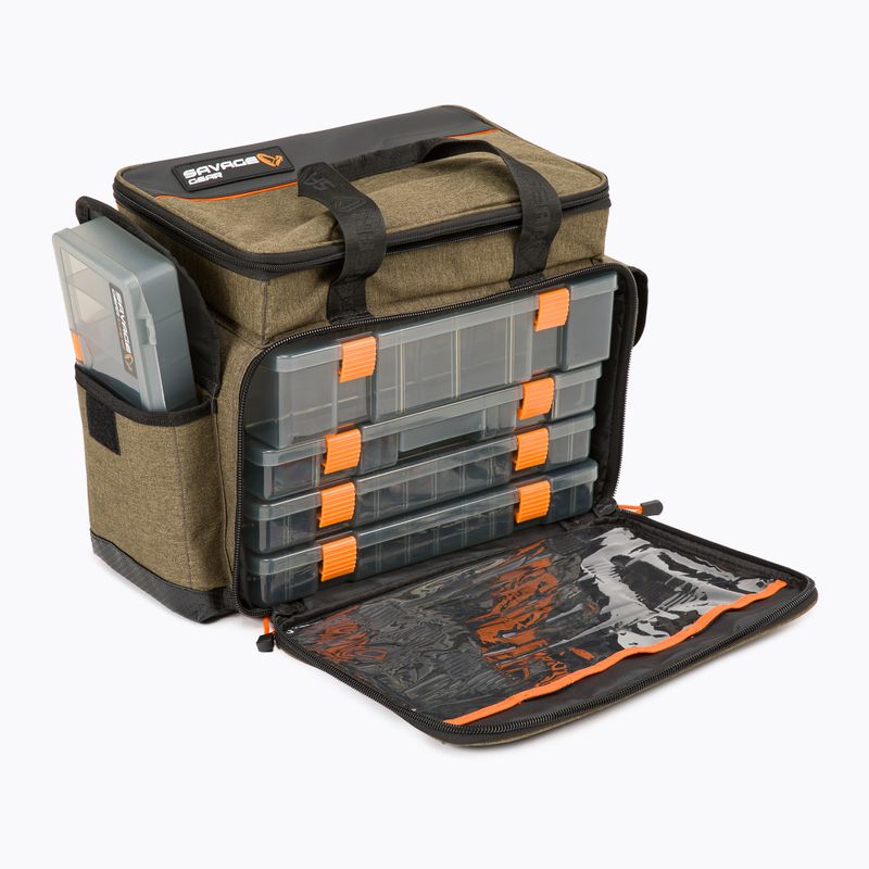 Savage Gear Specialist Csalizó táska 6 doboz barna 74236 10