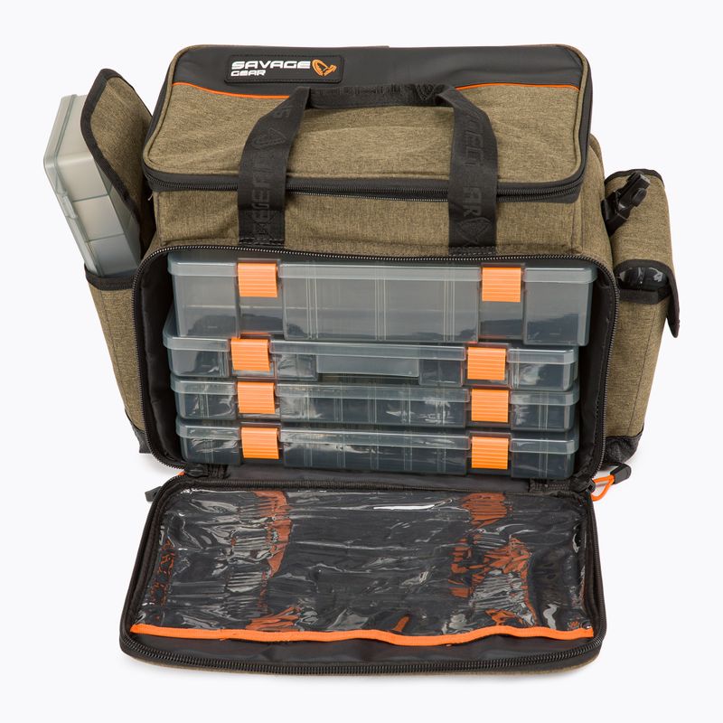 Savage Gear Specialist Csalizó táska 6 doboz barna 74236 12