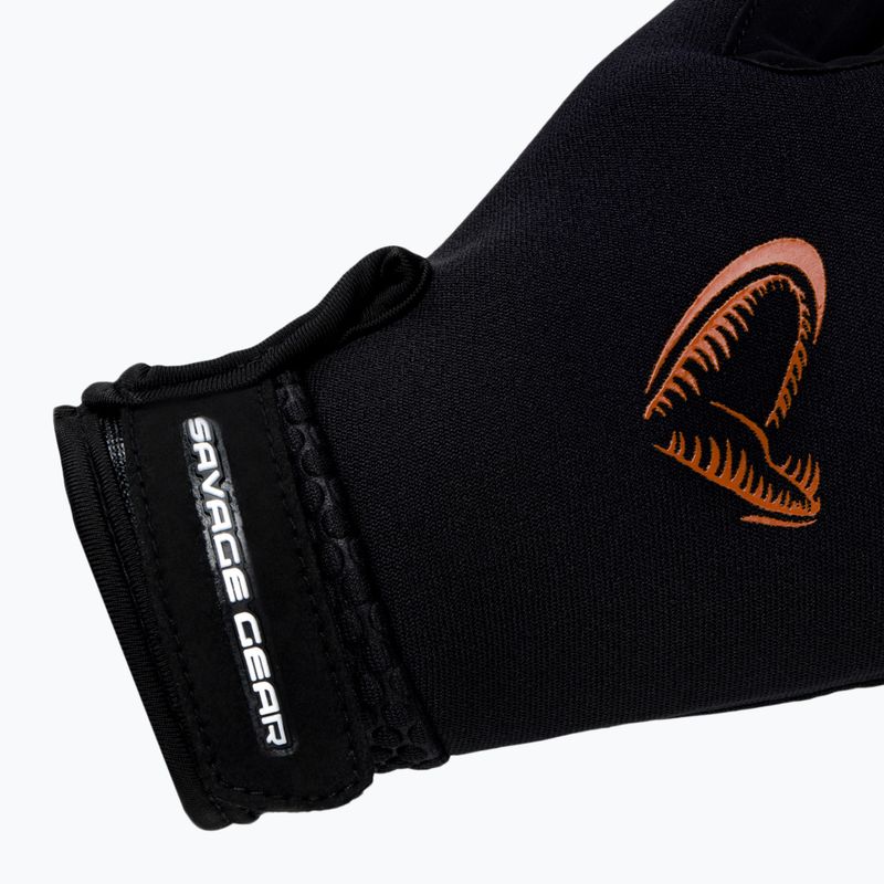 Savage Gear Neoprén Stretch Glowe horgászkesztyű fekete 76466 4