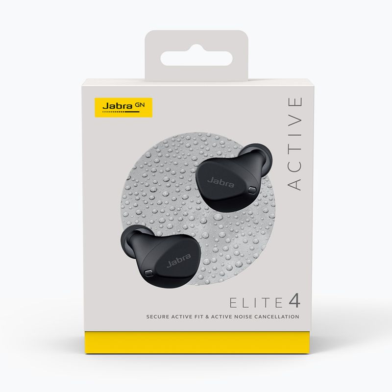 Jabra Elite 4 Active vezeték nélküli fejhallgató fekete 100-99180000-60 5