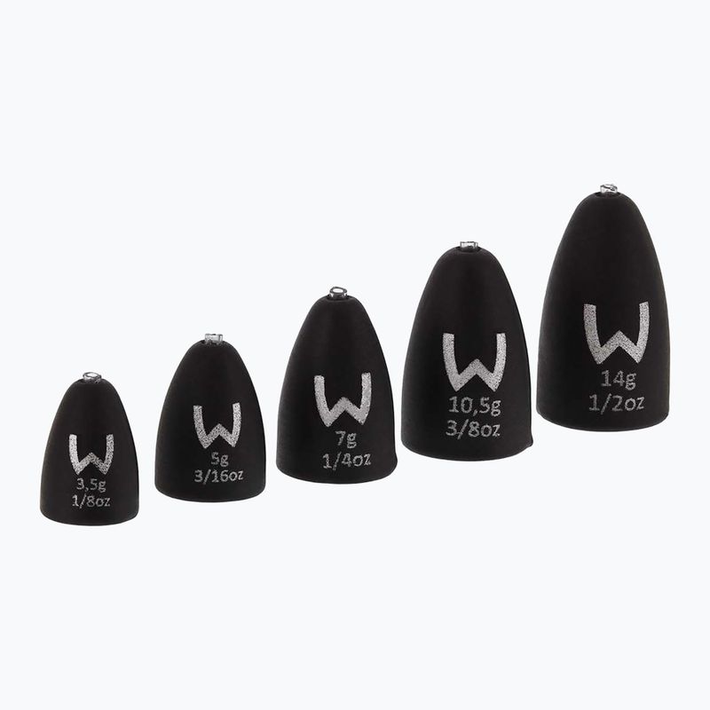 Westin Add-It Tungsten Bullet Weights fekete T38-628-003 2