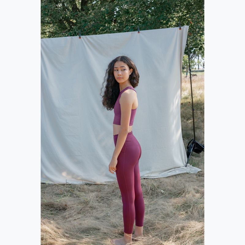 Girlfriend Collective női edző leggings Pocket szilva 6