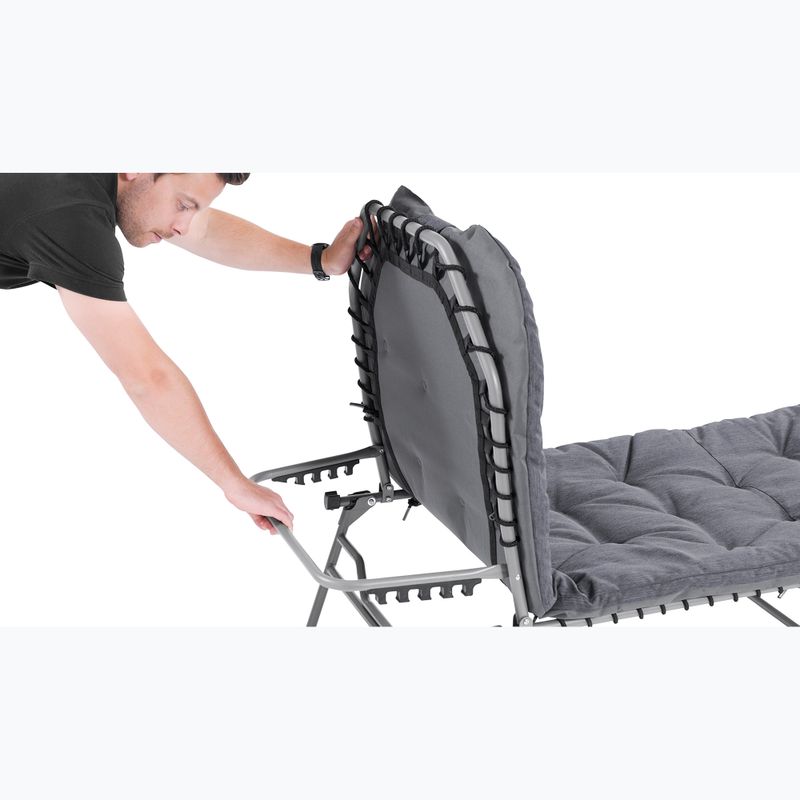 Outwell Fontana Lake túrázó nyugágy fekete/szürke 5