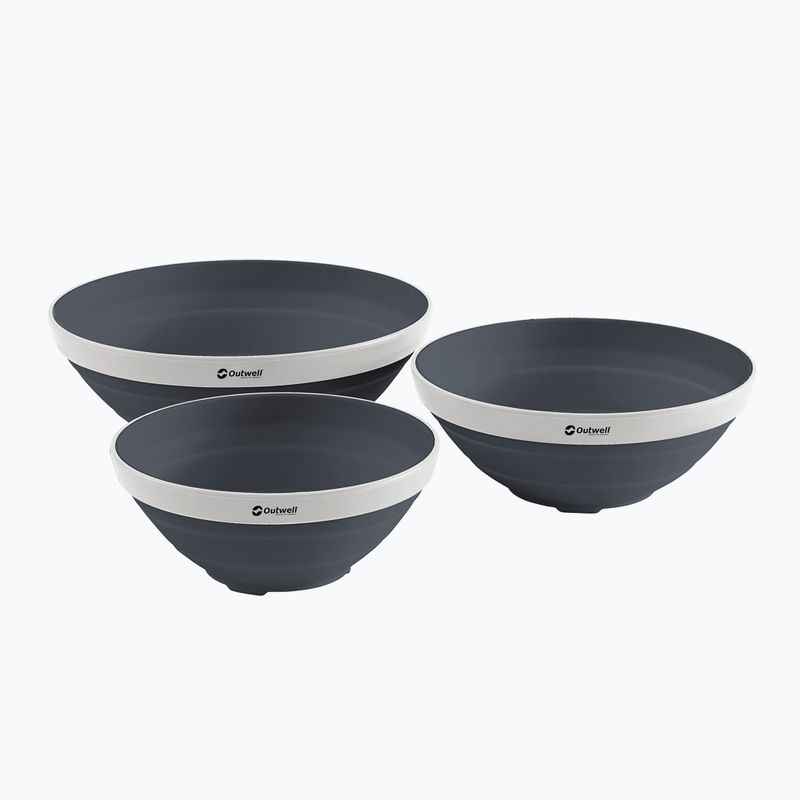 Outwell Collaps Bowl Set tengerészkék és fehér 650957 főzőedények