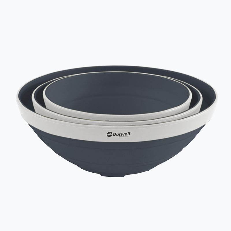 Outwell Collaps Bowl Set tengerészkék és fehér 650957 főzőedények 2