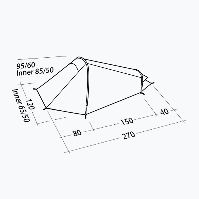 Robens Arrow Head 1 személyes sátor kék 130342 3