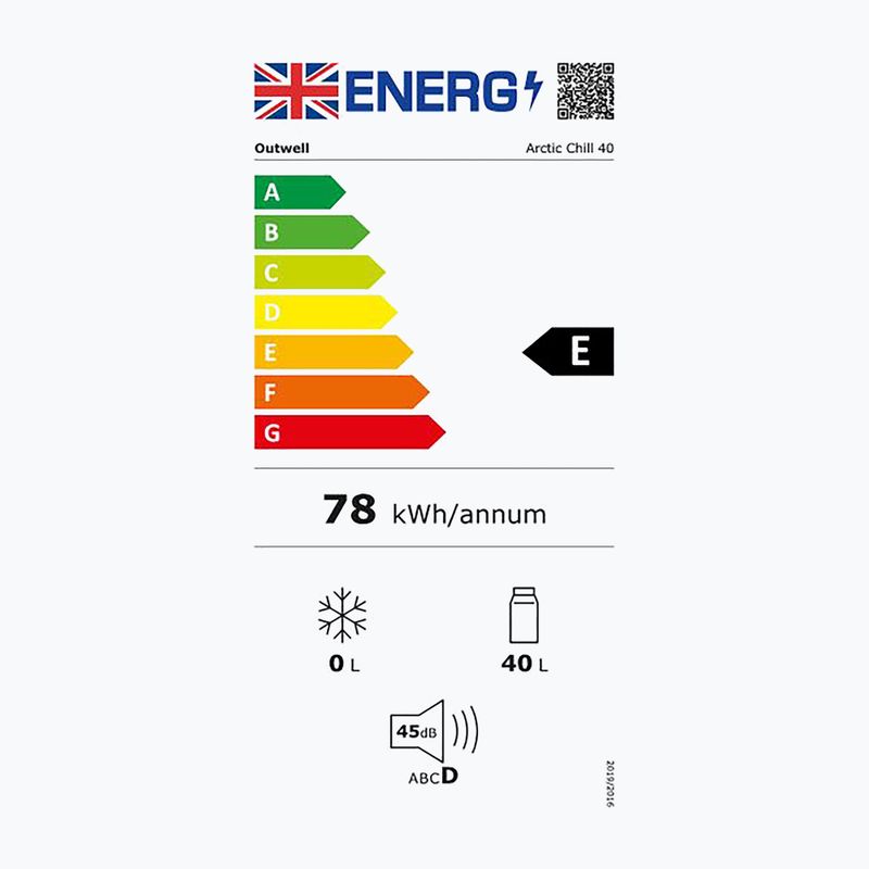 Outwell Arctic Chill 37 l túra hűtőszekrény sötétkék 590204 2