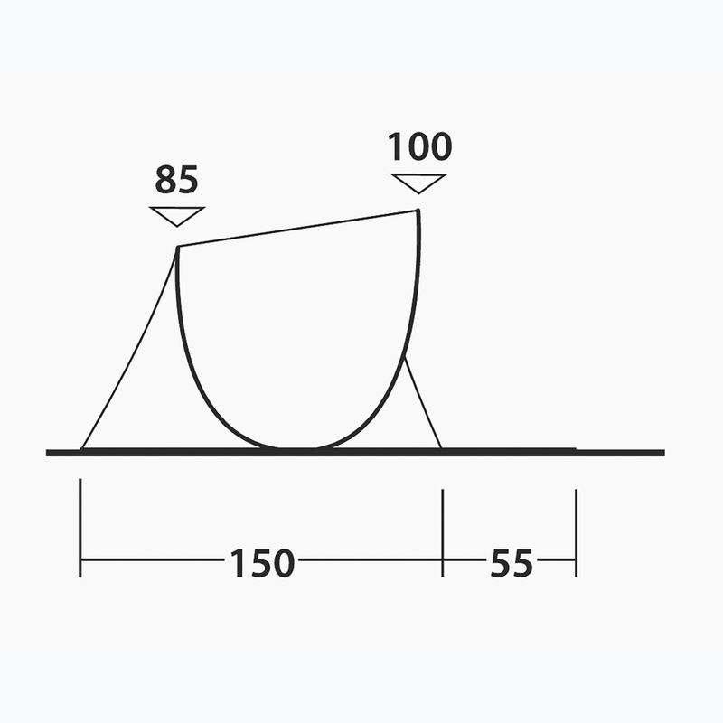 Strand sátor Outwell Eastbourne Beach Shelter light grey 6