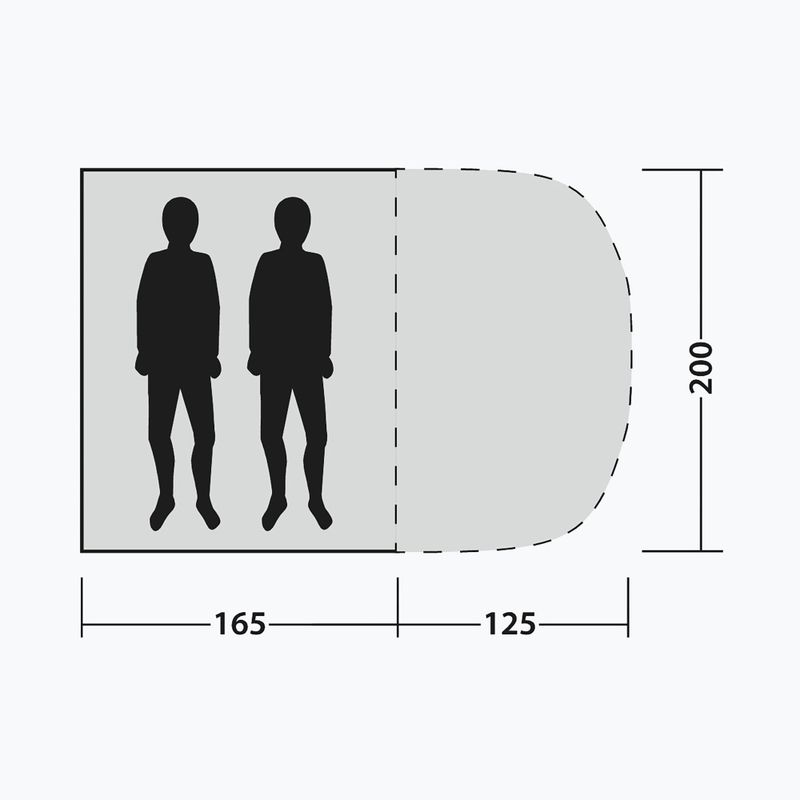 Strandtábor Outwell Whitby Beach Shelter light grey 7