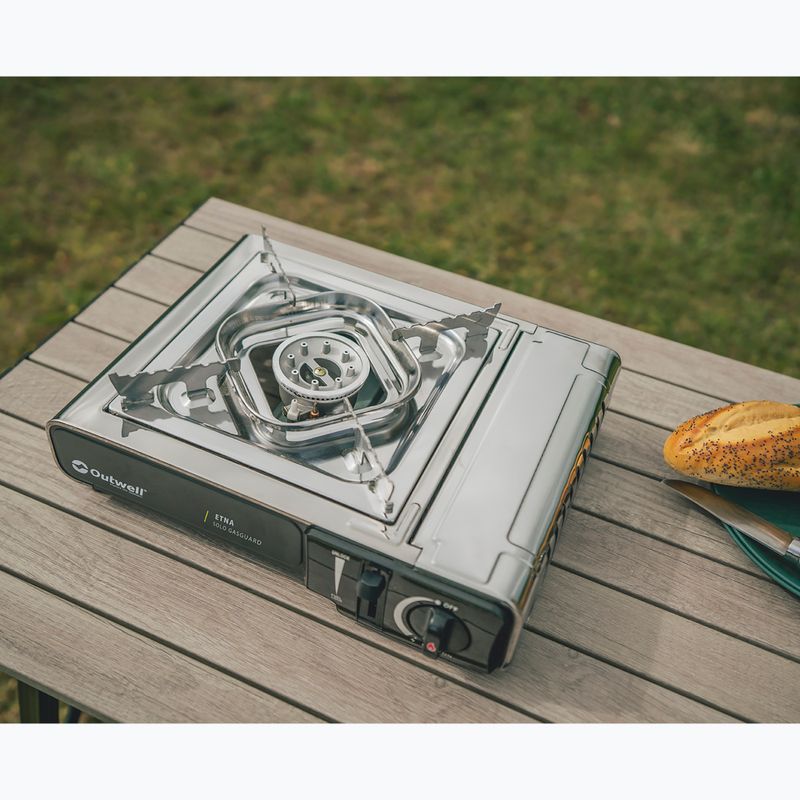 Kempingfőző Outwell Etna Solo Gasguard silver 6
