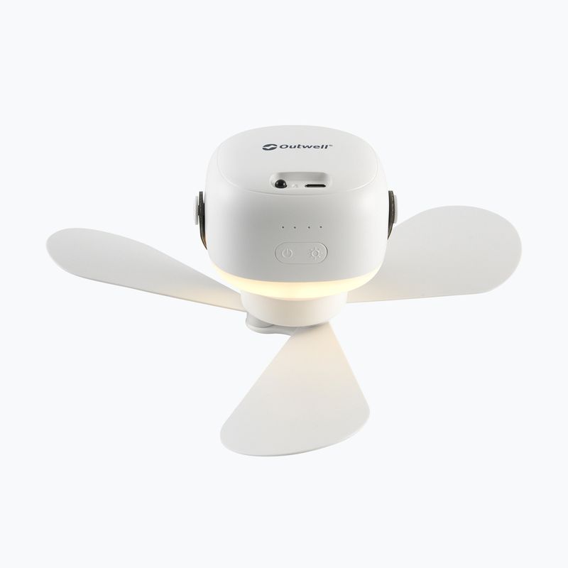 Ventilátor lámpával Outwell Aurelios Rechargeable white 2