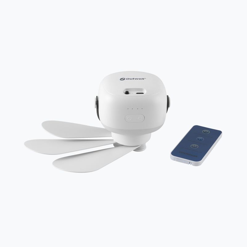 Ventilátor lámpával Outwell Aurelios Rechargeable white 3