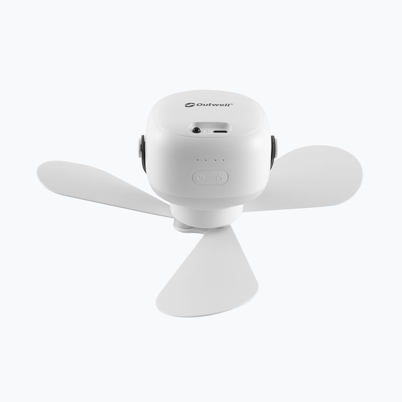 Ventilátor lámpával Outwell Aurelios Rechargeable white 5