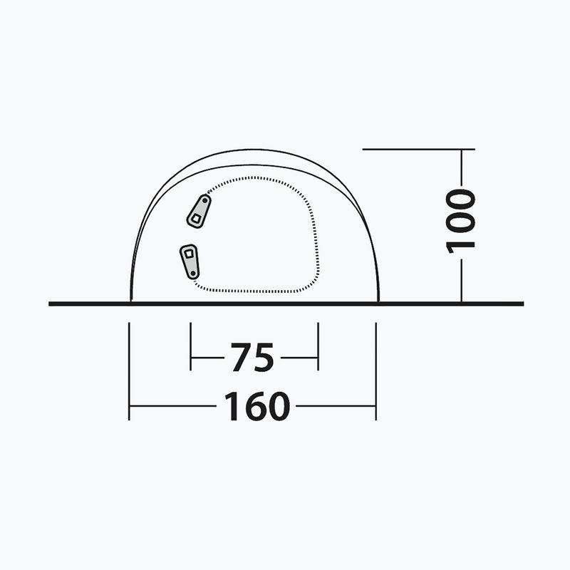 Kempingsátor 2-osobowy Outwell Nexion 2 Ocean blue/green 10