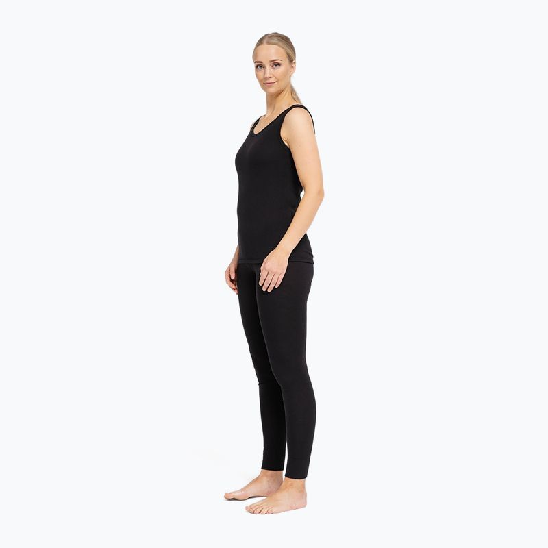 Női termoaktív póló Dovre Wool Singlet black 3
