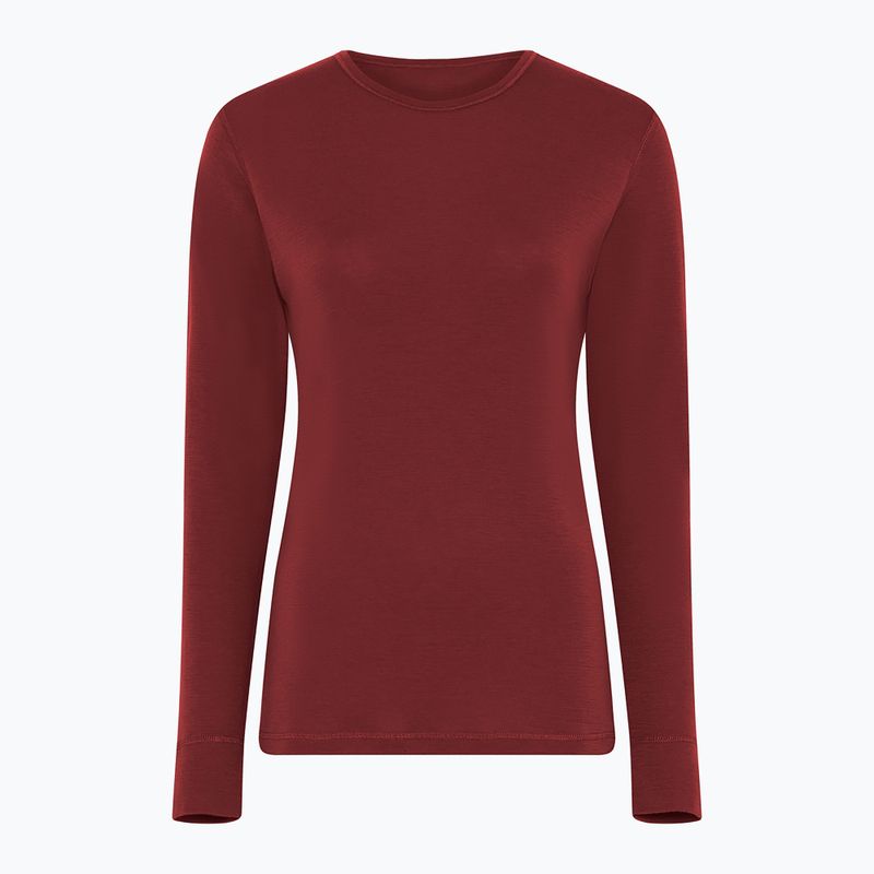 Női Termoaktiv pulóver Dovre Wool burgundy 3