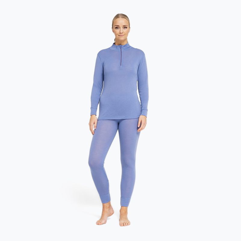 Női Termoaktiv pulóver Dovre Wool Zip blue 2