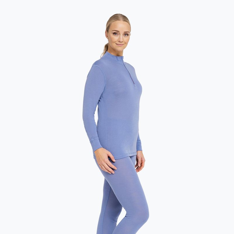 Női Termoaktiv pulóver Dovre Wool Zip blue 4