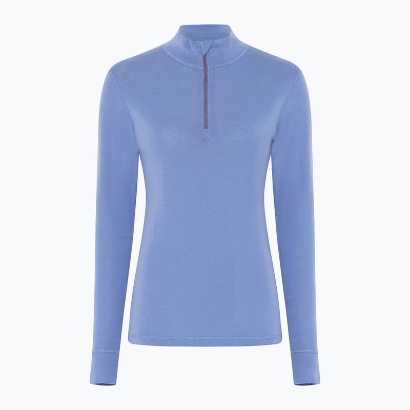 Női Termoaktiv pulóver Dovre Wool Zip blue 5