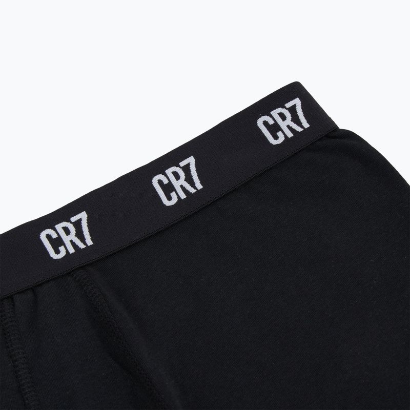 Férfi CR7 Basic Trunk boxeralsó 3 pár fehér/ szürkésnarancs/ fekete 6
