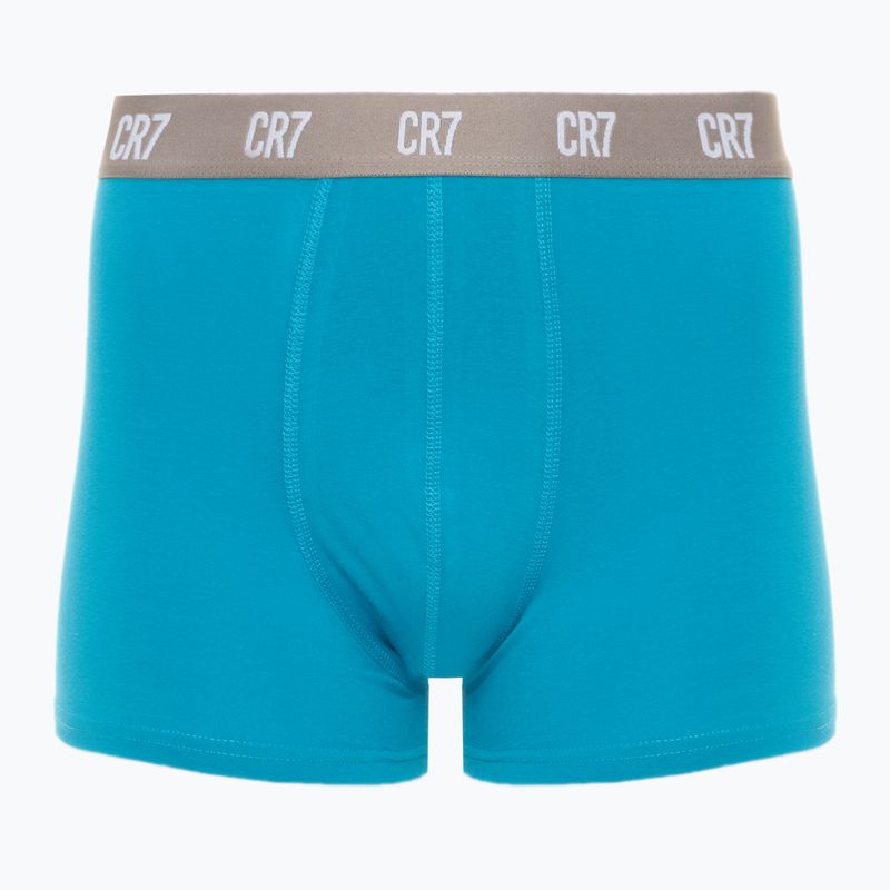 Férfi CR7 Basic Trunk boxeralsó 3 pár fekete/zöld/világoszöld 2