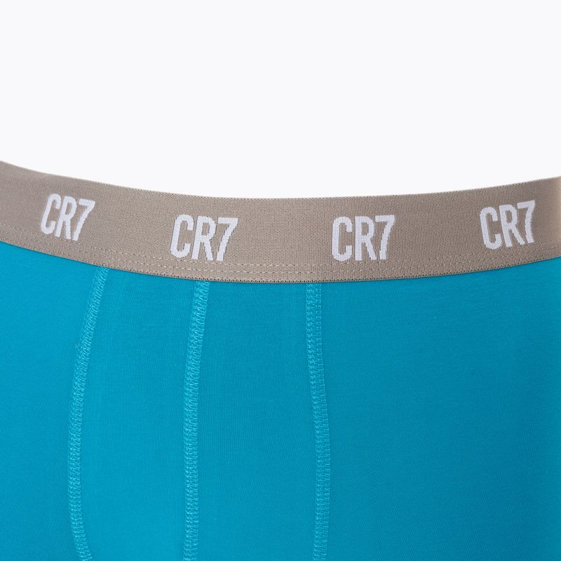Férfi CR7 Basic Trunk boxeralsó 3 pár fekete/zöld/világoszöld 6