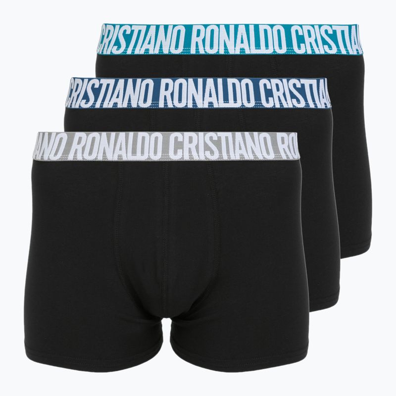 Férfi boxeralsó CR7 Basic Trunk 3 pár multicolour