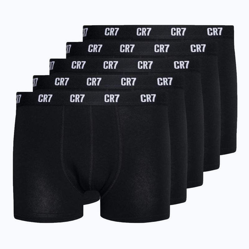 Férfi CR7 Basic Trunk boxeralsó 5 pár fekete