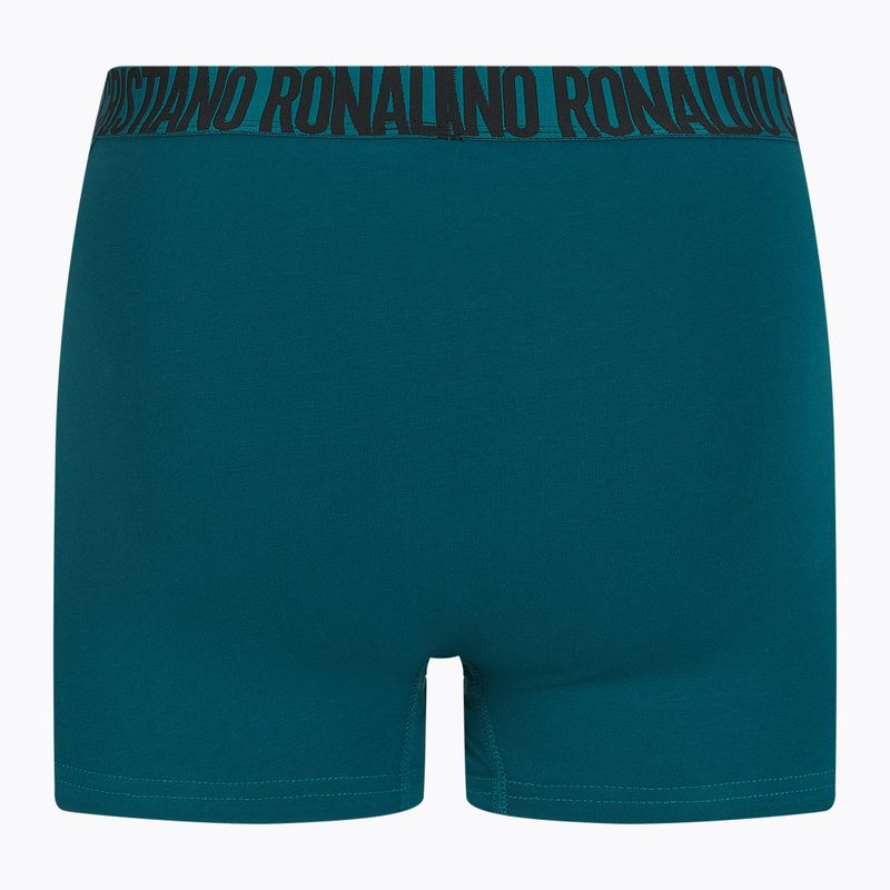 Férfi CR7 Basic Trunk boxeralsó 3 pár kék/tengerészkék 6