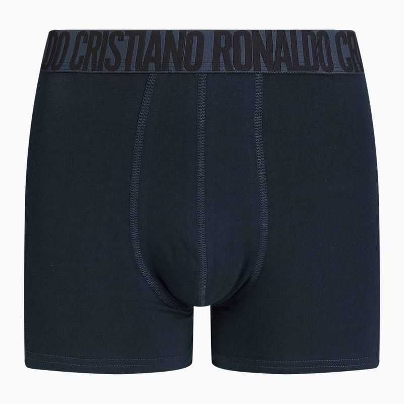 Férfi CR7 Basic Trunk boxeralsó 3 pár kék/tengerészkék 8