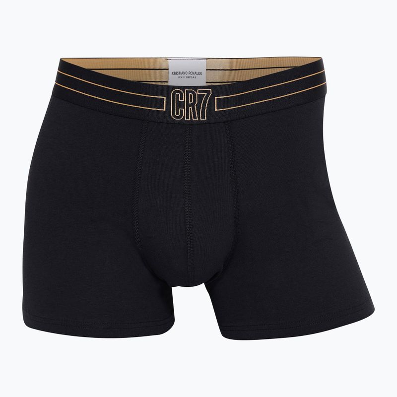 Férfi CR7 Basic Trunk boxeralsó 5 pár fekete/arany 6