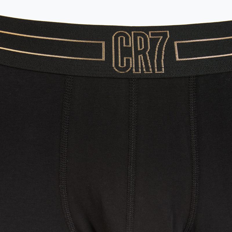 Férfi CR7 Basic Trunk boxeralsó 5 pár fekete/arany 4