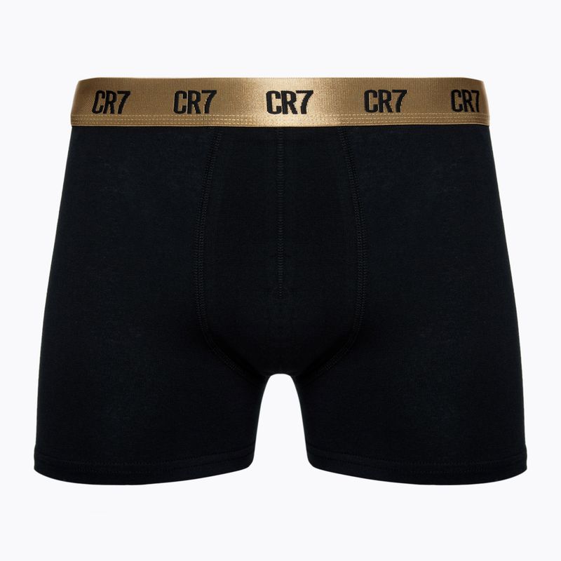 Férfi CR7 Basic Trunk boxeralsó 5 pár arany 2
