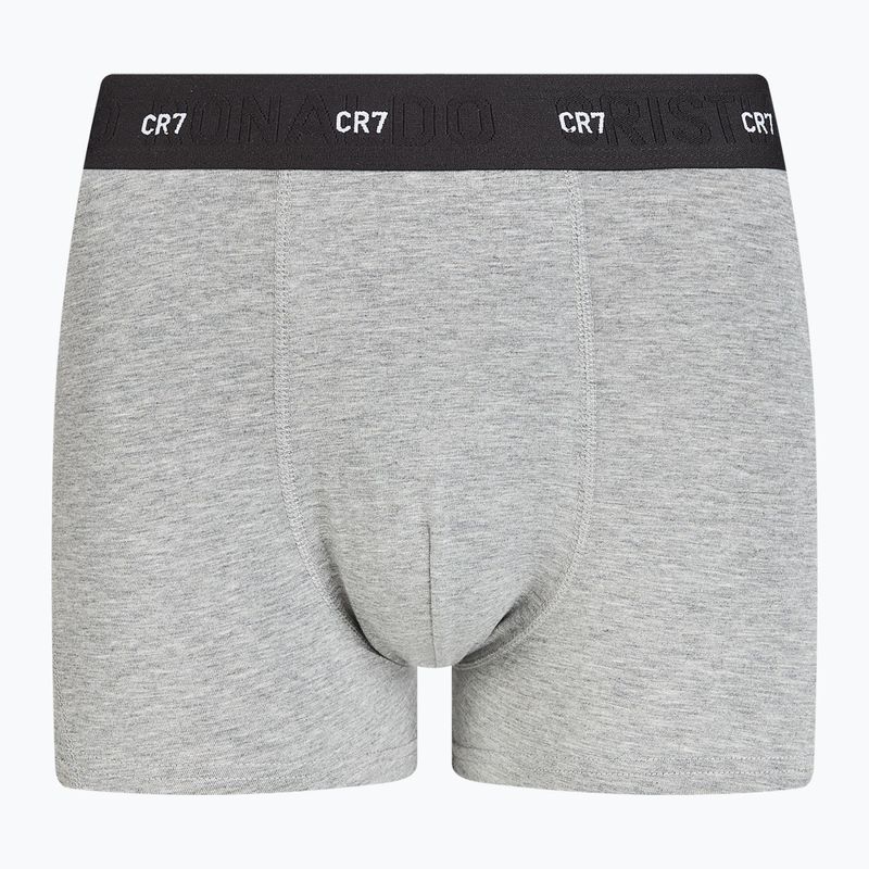 Férfi boxeralsó CR7 Bamboo Trunk FSC 3 darab black/dark grey/grey 2