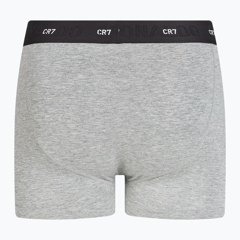 Férfi boxeralsó CR7 Bamboo Trunk FSC 3 darab black/dark grey/grey 3