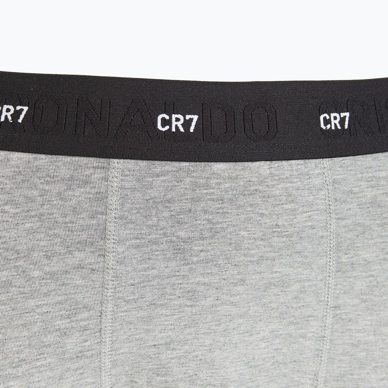 Férfi boxeralsó CR7 Bamboo Trunk FSC 3 darab black/dark grey/grey 4
