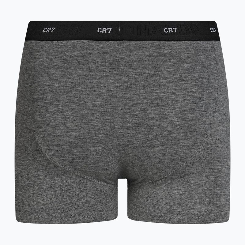Férfi boxeralsó CR7 Bamboo Trunk FSC 3 darab black/dark grey/grey 6