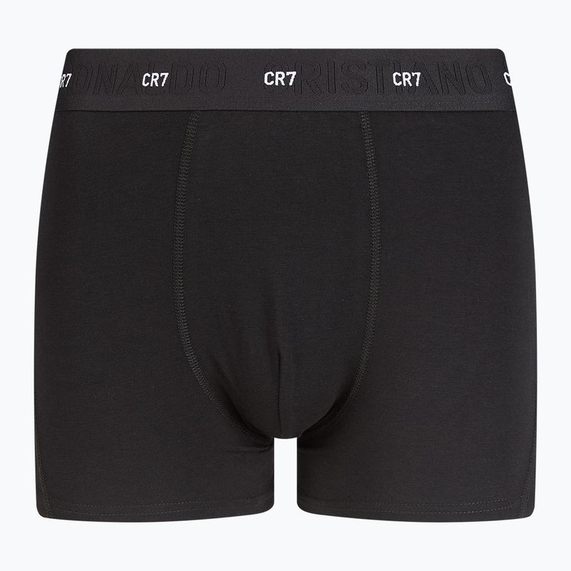 Férfi boxeralsó CR7 Bamboo Trunk FSC 3 darab black/dark grey/grey 8