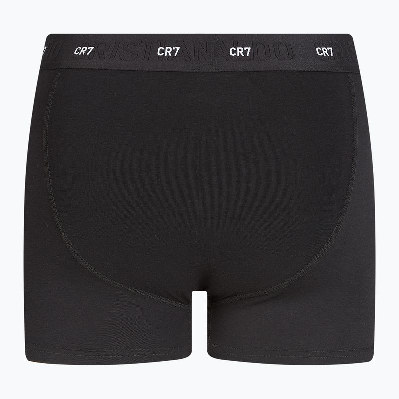 Férfi boxeralsó CR7 Bamboo Trunk FSC 3 darab black/dark grey/grey 9