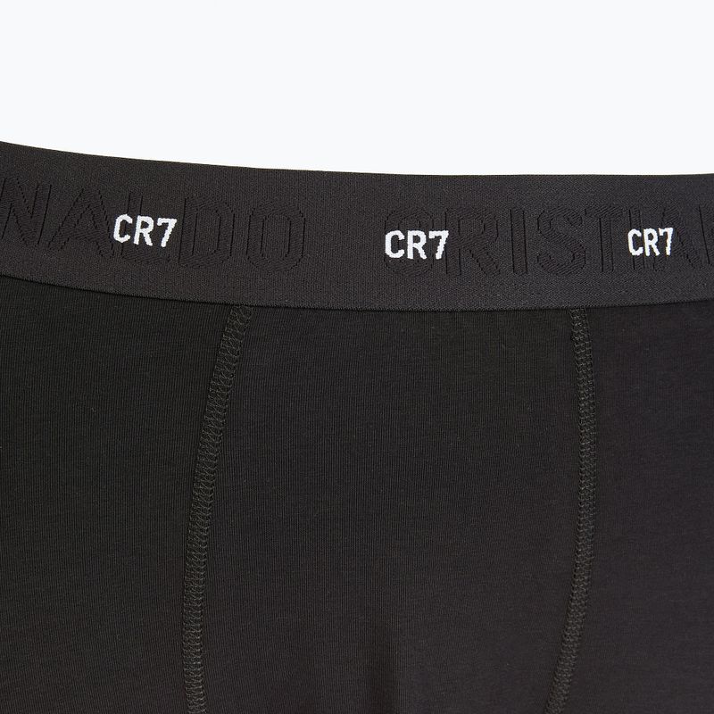 Férfi boxeralsó CR7 Bamboo Trunk FSC 3 darab black/dark grey/grey 10