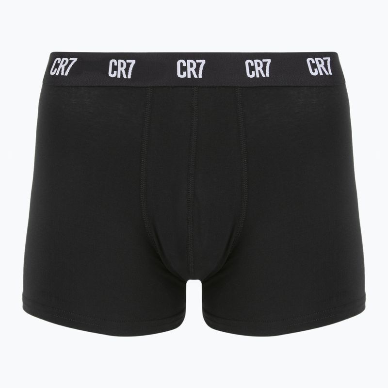 Férfi CR7 Basic Trunk boxeralsó 5 pár fekete/fehér