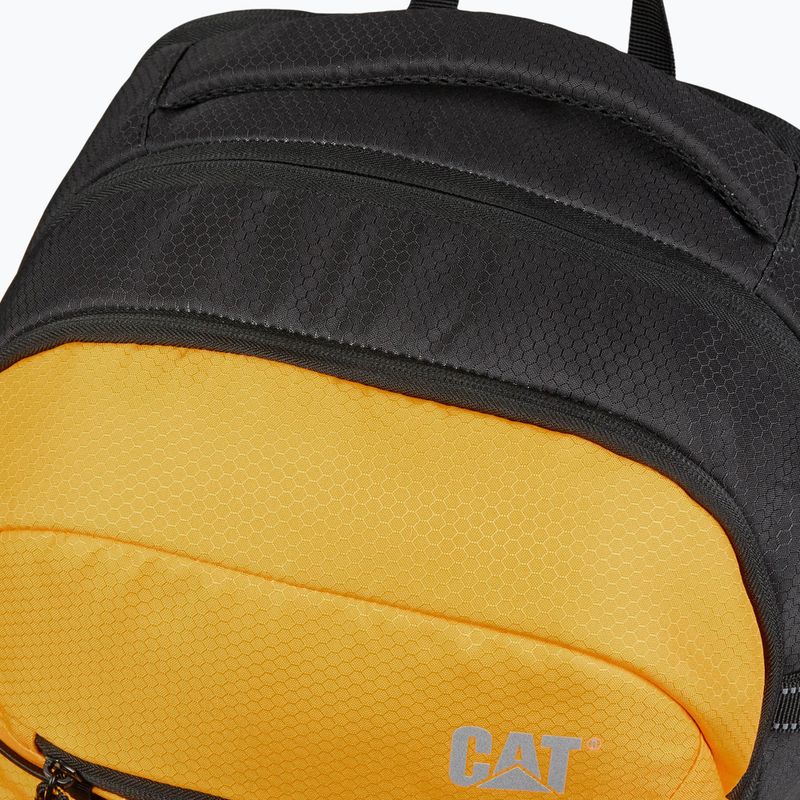 Városi hátizsák Caterpillar Logan Backpack 25 l black/yellow 5
