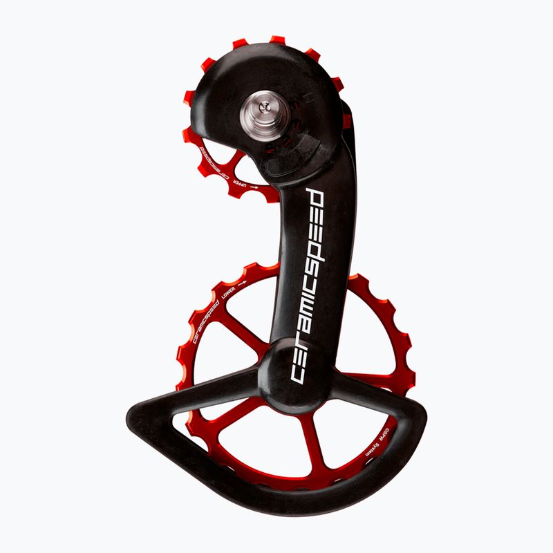 Váltókar CeramicSpeed OSPW 9100/R8000 sorozat Bevont piros 106318