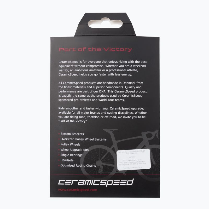 CeramicSpeed UFO kerékpár lánc SRAM AXS Road 12S ezüst 107529 2
