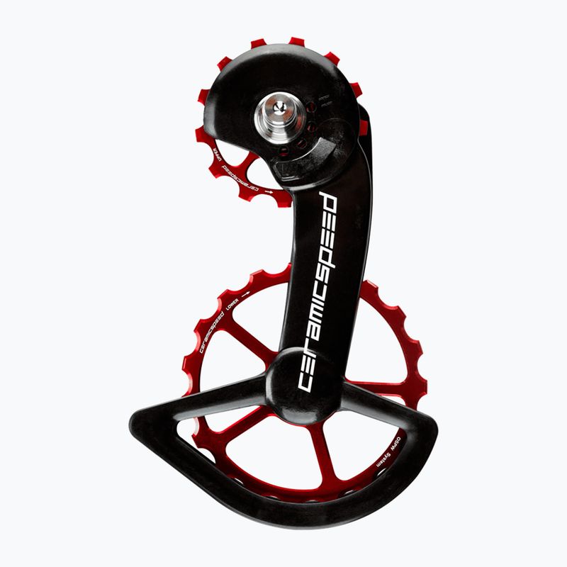 CeramicSpeed váltókar OSPW Shimano 9200-as sorozat Bevont fekete/piros 110270