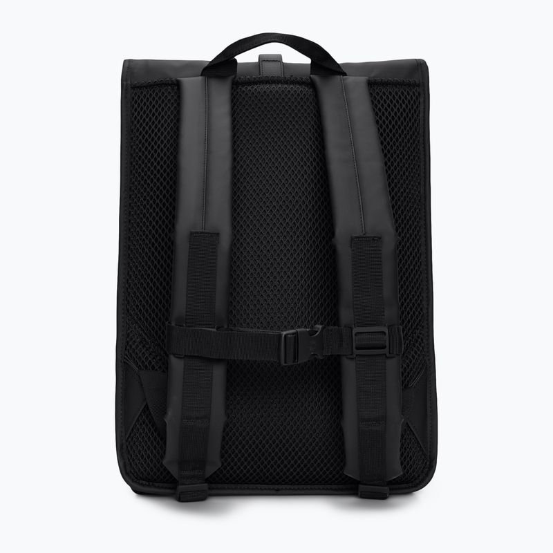 városi hátizsák Rains Rucksack Rolltop W3 13 l black 2